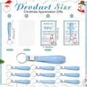 Tondiamo Thank You Keychain Gifts Bulk Christmas Inspirational Employee Appreciation Gift for Coworkers Staffs Team Teacher