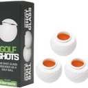 3Pcs 1.5oz Golf Ball Shaped Shot Glass Golf Ball Shot Glass Novelty Golf Ball Shot Glasses with Lid Outdoor Leisure Golf Glass