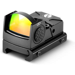 Aomekie Red Dot Sight 2 MOA Mini Reflex Sight Red Dot Optic with Shake Awake and 12 Brightness Adjustment for 22mm Picatinny/Weav Rail