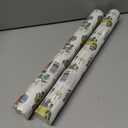 2 x WRAPAHOLIC Kraft New Home Wrapping Paper Roll - Mini Roll - 17 Inch x 33 Feet - Happy New Home Design, Perfect for Birthday, Party, Holiday