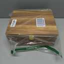 Wooden Keepsake Box, Large Acacia Decorative Storage Boxes with a Hinged Lid, Memory Treasure Box with Dividers for Crafts and Photo Storage