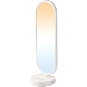 Desktop Video Light 3 Color Temperature 3000-6500K Foldable Lamp Ring Light for Photography, Making up, Zoom Computer Meetings, Live Stream, Home Office, Podcast, Gaming, Study