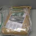 LAMIT Caramel Brown Linen Curtains for Living Room, 84 Inch Faux Linen Textured Light Filtering Privacy Drapes Grommet Window Panels for Farmhouse/Bedroom, Set of 2 Panels, 52 x 84 Inch