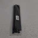 2 Pack Spring Tension Curtain Rod 32.5 to 58 inch Adjustable Curtain Rods No Drilling Spring Loaded Curtain Rods for Windows Doors, Black