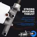 HiSport 472010C010 Brake Master Cylinder with Reservoir and Cap Compatible with Toyota Vehicles Tundra 2000 2001 2002 2003 2004 2005 2006 Replacement for 472010C011, 472010C012 SKM630126 M630126