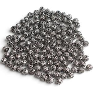 50Pcs/Lot 4 6 8 10Mm Gold Color Rhinestone Rondelles Crystal Bead Loose Spacer Beads For Diy Jewelry Making Accessories Supplies - (Color: Style 5 / Size: 8Mm)