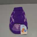 KOOLTAIL Small Dog Sweater, Knit Turtleneck Cold Weather Dog Sweaters for Medium Large Dogs,Soft Diamond Plaid Pullover Knitwear Pet Winter Warm Clothes,Pet Coat Puppy Sweater for Girls Boys,Purple S