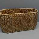 Black Toilet Paper Storage Basket (6 Mega Rolls)