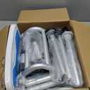 Shower Chair for Seniors Elderly Handicap Disabled Or Bariatric Adults, Heavy Duty 500 Lbs,Bench Seat for Inside Shower Stall and Bathroom Bath Tub with Arms and Back Adjustable Stool Chairs (1-1)