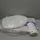 Bemis Radiance Heated Night Light Toilet Seat, Slow Close Adjustable Fit Long Lasting Plastic Seat, Elongated, White
