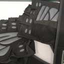 Trideer Workout Gloves for Men, Weight Lifting Gloves with Wrist Wrap Support, Full Palm Protection & Extra Grips for Weightlifting, Exercise, Cross Training, Fitness, Pull-up (Medium)