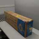 16 inch Queen Bed Frame with Round Corner Legs and Headboard Hole Mattress Slide Stopper 3500 lbs Heavy Duty Metal Platform,Steel Slats Support,No Box Spring Needed,Easy Assembly,Noise Free