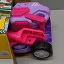 Bubble Lawn Mower for Kids, 3-in-1 Bubble Machine Blower with 10 Bubble Solution, Outdoor Push Toys for Toddlers Ages 3-8, Birthday Easter Summer Gift for Boys Girls 3 4 5 6 7 8 Year Old (Pink,Purple)