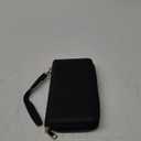 Chelmon Women's Vegan Leather Clutch Wallet with Zip, Hand Strap, Large Capacity