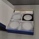 Wireless Rechargeable Picture Lights for Wall, 2600mah Battery Operated Art Lights for Paintings Cordless Light Over Picture Frame LED Gallery Wall Light Remote RGB Puck Light for Poster Photo Display (4 pack)