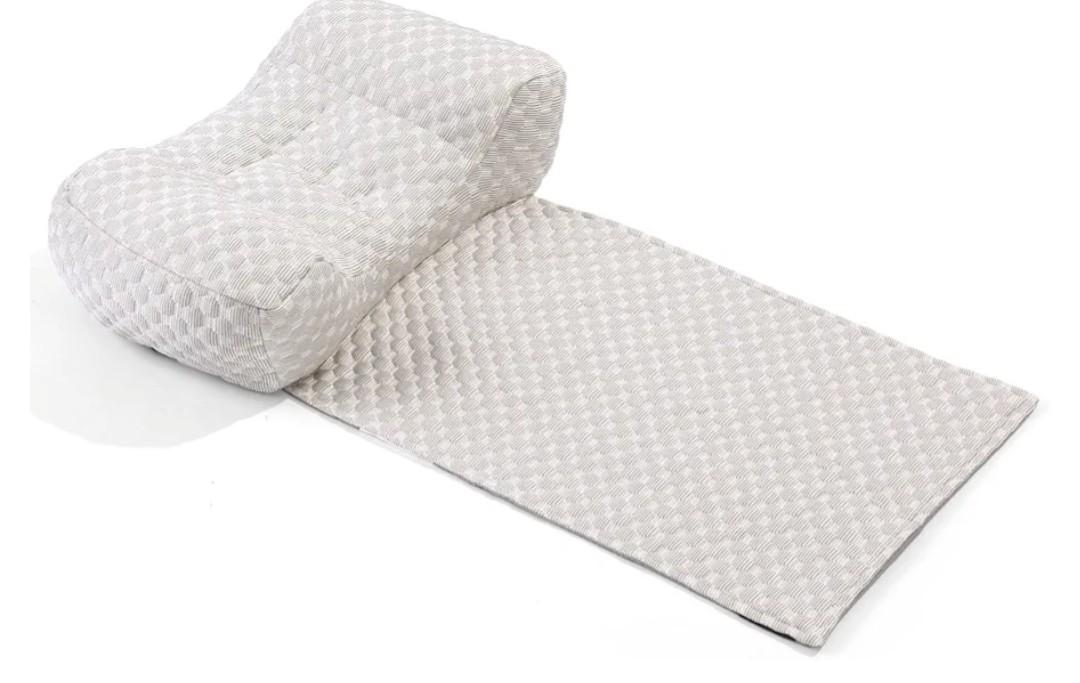 BALAPET Shredded Memory Foam Neck Pillow for Recliners, Ergonomic Headrest Cushion for Neck Pain Relief and Cervical Support, Suitable for Side Sleeping at Home and Office, Patent Pending(Coffee)