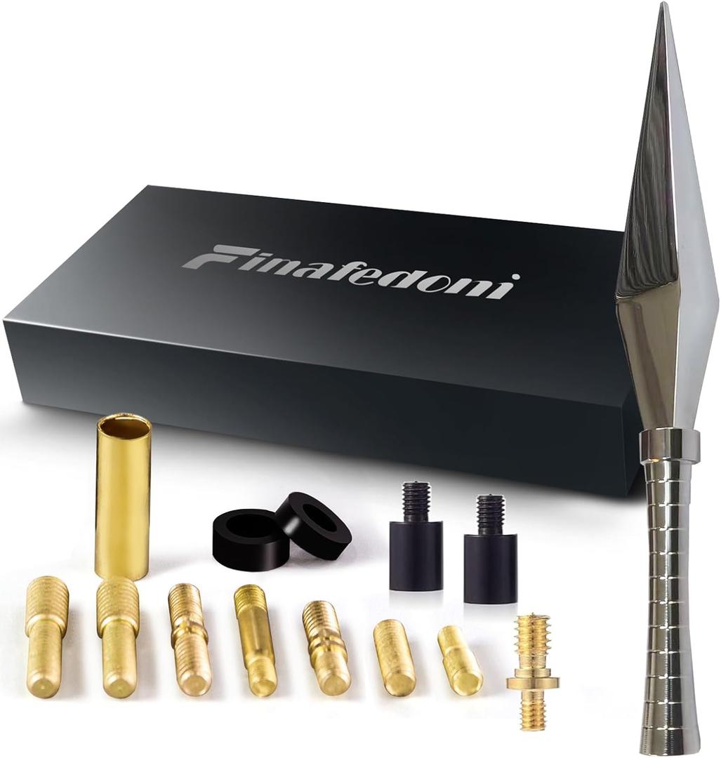 Car Truck Antenna Silver Antenna Truck Accessories Silverado 1500 F150 F250 F350 Dodge Ram 1500 GMC Sierra 1500 Ranger Short Replacement Antena Custom-Made Styles (Sliver)