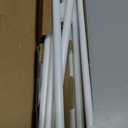 5/8 Diameter Curtain Rods 30-90 Inch, for 30-84 Inch Windows, Adjustable Splicing White Curtain Rods for Windows with Brackets, Window Rod Long Small Curtains Rod, 2 Pack