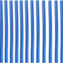 Trampoline Pole Foam Sleeves, 1''/28mm Diameter Foam Covers, Each 35.4'' Length-2 Pcs Fit Together 6 Feet Length, Safety Pole Cover, Set of 12,Blue