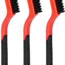 3pcs Nylon Brushes for Cleaning, Small Cleaning Brushes for Tight Spaces, Car Detailing Brush Set for Cleaning Dust in Holes