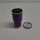 WETOWETO 30oz Tumbler, Stainless Steel Vacuum Insulated Water Coffee Tumbler Cup, Double Wall Powder Coated Spill-Proof Travel Mug Thermal Cup for Home Outdoor (Purple, 1 Pack)