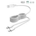 Breast Pump USB Charger Cord Compatible with Elvie Wearable Breast Feeding Pump Stride 2, Double Pump, V2, Hospital-Grade, Stride Plus Catch Milk Collector Replacement Charging Parts Power Cable 5.9FT