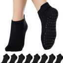 CoolMate Pilates Socks with Grips for Women, Non Slip Yoga Socks