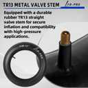 AR-PRO Replacement 4.80-12" Heavy-Duty Inner Tubes for ATVs, Lawn and Garden Trailer, Mower, Tractor, Truck and More R12" Tires - with TR13 Valve Stems - Made from Durable Butyl Rubber (2-Pack)