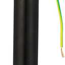 Extension Rod,Ceiling Fan Downrod with Ball Head,Downrod Extension for Fan,1 inch Outside Diameter, Ceiling Fan Boom Suitable for a Wide Range of Ceiling Fans (black, 6 Inch)