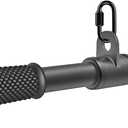 SELEWARE Rotating Straight Bar, Tricep Rope, Double D Row Handle, Rotating V Handle, Cable Machine Attachment with Non-Slip Soft Rubber Grip, Universal Attachment for Cable Machines