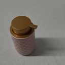 Foam Dispenser - Hand Pump Dispenser Beige Foaming Soap Dispenser Ceramic Dish Liquid Dispenser for Kitchen Bathroom Hand Wash Bottle (13.5oz/400ml Pink)