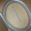 Clear Wire Reinforced Suction Hose 2"id 5ft PVC Vacuum Tubing