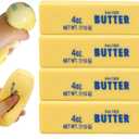 4 Pcs Butter Squishy, Slow Rising Squishies Fidget Toys | Adults Kids Sensory Squeeze Toys Stress Balls For Anxiety Butter Stick Stocking Stuffers Party Favors Gifts