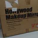 Hansong Hollywood Mirror Large Lighted Makeup Mirror with 15 LED Bulbs Hollywood Vanity Mirror with Lights 360 Degree Rotation for Bedroom