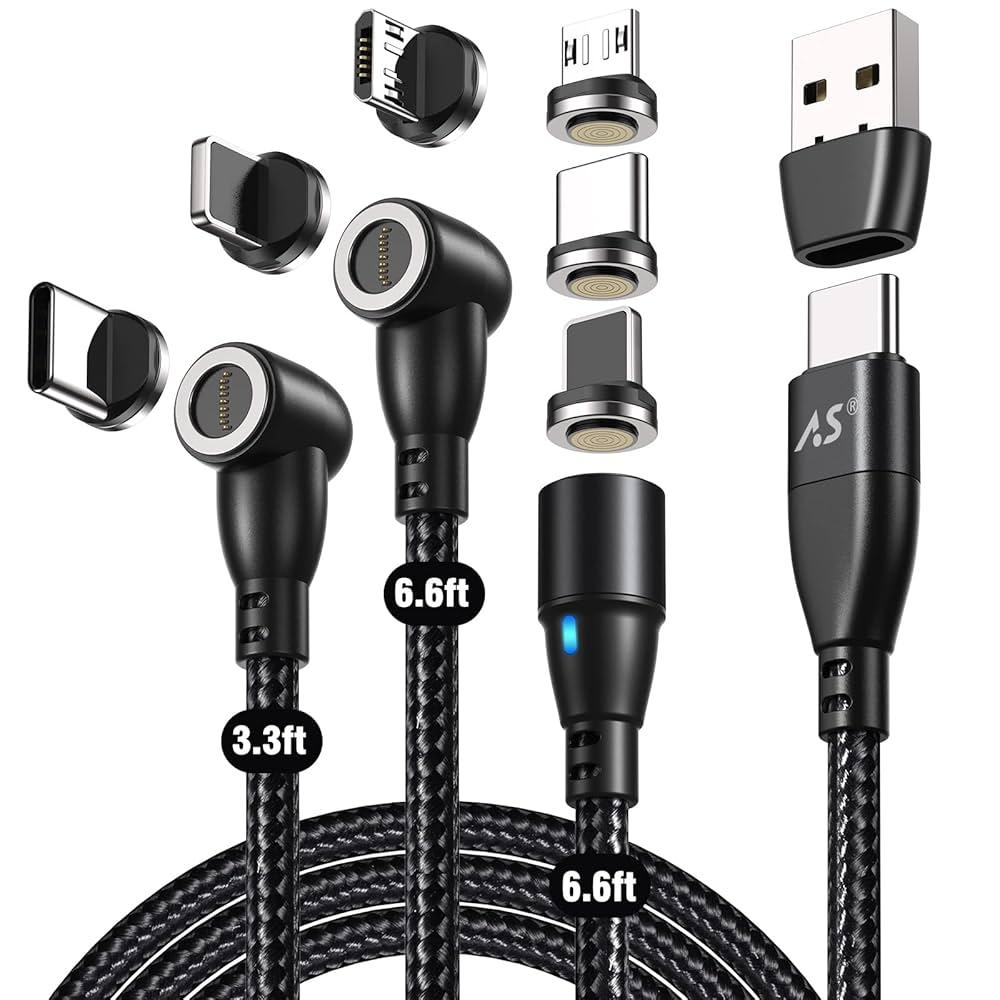 3 Foot Flat Magnetic Sync Charge Cable