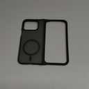 TIANNIUKE Magnetic Case for Google Pixel 9 Pro Fold, Transparent and Yellow Resistant,Compatible with MagSafe,Slim Fit Shockproof Protective Phone Case for Pixel 9 Pro Fold Case (Black)