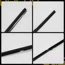 Dasbecan 4Pcs Front & Rear Weatherstrip Window Molding Trim Seal Belt Compatible with Honda Odyssey 2009-2014 Replace 72450-SLE-003 72410-SLE-003