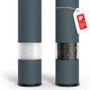 LARS NYSM Salt and Pepper Grinder Set Manual, Stainless Steel Salt and Pepper Mills with Adjustable Ceramic Grinder I Design Spice Shakers (Stone Blue)