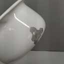 Jucoan 1 Quart Enamel Milk Pan with Dual Pour Spout, Small Enamel on Steel Saucepan Milk Pot Butter Warmer with Wooden Handle, Stove Top Soup Simmer Pot for Home Kitchen Cooking Heating Boiling