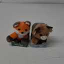 PETOOTIES 4IN PLUSH FOX, MOOSE, 2 PACK