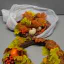 Fall Wreaths for Front Door, 18 Inch Fall Wreath with Berry, Maple Leaves and Pine Cone, Falls Door Wreath, Mantel Room, Falls Home Decor