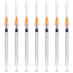 Syringes 1ml with 25 Gauge 1 Inch Needle Disposable Lab Syringe, 20 Pack 2030/01/05