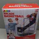 JOYIN Arcade Basketball Game Set with 4 Balls and Hoop for Kids 3 to 12 Years Old Indoor Outdoor Sport Play - Easy Set Up - Air Pump Included - Ideal for Competition