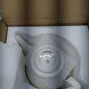 KOOV Ceramic Teapot with Infuser, 40 ounce Tea Pot with Infuser for Loose Tea, Large Enough For 6 Cups, Tea Kettles, Non-Electric (Cream)