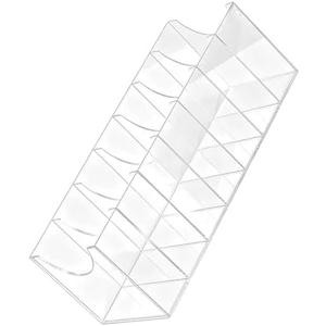 Acrylic Belt Case for Multiple Belt Organization Tangles and Saving Space in Closet Belt Organizers, 2 Pack