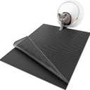 ESTHELLO Cat Litter Mat Large, Cat Litter Trapping Mat, Honeycomb Double Layer Design, Easy to Clean,Washable (36 x 30 Black)