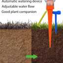 3 x 10pcs Automatic Watering Spikes, Adjustable Plant Watering Device, Automatic Flower Waterer for Potted Plants with Adjustable Water Flow, Watering Spikes, drip Irrigation System, dripper, 155*20 mm/6.1"*0.8"