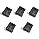 Battery Case Holder 3 Slot Parallel Batteries Clip Box 3.7V 18650 Household Battery Holders 5pcs