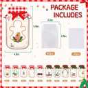 2 x Wakeys 60-Pack Christmas Classroom Gifts Candy Card Kit with 10 Festive Designs & 60 Clear Treat Bags  DIY Holiday Goodie Christmas Classroom Crafts for Kids Exchange (Candy Not Included)