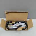 4 Pack Heavy Duty Bike Hooks - Screw in Bike Hangers for Garage Ceiling and Wall - Bicycle Storage and Hanging Wall Mount Hanger Black